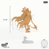 Siltharis Tabletop-Miniatur (75mm) - 131 mm hoch, 60 mm Base, 1 Körperteil + 1 Base - DM Stash 3D-Druck von Qumi
