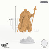 Silvia the Tearless tabletop miniature (32mm Scale) - 44 mm tall, 25 mm base, 1+1 part assembly - DM Stash 3D print by Qumi
