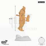 Sindan tabletop miniature (75mm Scale) - 89 mm tall, 60 mm base, 1+1 part assembly - DM Stash 3D print by Qumi