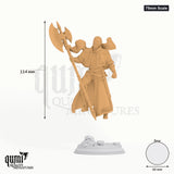 Sir Albert Tabletop-Miniatur (75mm Scale) - 114 mm hoch, 60 mm Base, 1 Körperteil + 1 Base - DM Stash 3D-Druck von Qumi