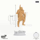 Skjolnir tabletop miniature (32mm) - 46 mm tall, 25 mm base, 1+1 part assembly - DM Stash 3D print by Qumi