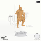 Skjolnir tabletop miniature (75mm) - 106 mm tall, 60 mm base, 1+1 part assembly - DM Stash 3D print by Qumi