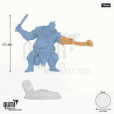 Sown One Tabletop-Miniatur (75mm) - 172 mm hoch, 115 mm Base, 2 Körperteile + 1 Base - DM Stash 3D-Druck von Qumi
