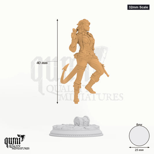Syntheia Tabletop-Miniatur (32mm Scale) - 40 mm hoch, 25 mm Base, 1 Körperteil + 1 Base - DM Stash 3D-Druck von Qumi