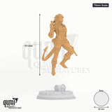 Syntheia tabletop miniature (75mm Scale) - 94 mm tall, 60 mm base, 1+1 part assembly - DM Stash 3D print by Qumi