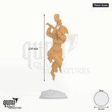 Tekrana Tabletop-Miniatur (75mm Scale) - 139 mm hoch, 60 mm Base, 1 Körperteil + 1 Base - DM Stash 3D-Druck von Qumi