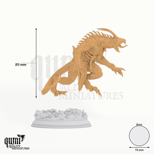 The Absolver Tabletop-Miniatur - 89 mm hoch, 76 mm Base, 1 Körperteil + 1 Base - DM Stash 3D-Druck von Qumi