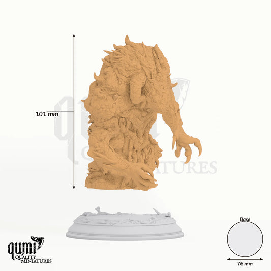 The Amalgamation Tabletop-Miniatur - 100 mm hoch, 76 mm Base, 1 Körperteil + 1 Base - DM Stash 3D-Druck von Qumi