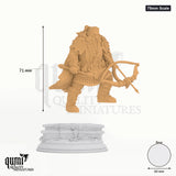 Tokrik Tabletop-Miniatur (75mm Scale) - 72 mm hoch, 60 mm Base, 1 Körperteil + 1 Base - DM Stash 3D-Druck von Qumi