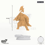 Took tabletop miniature (32mm Scale) - 44 mm tall, 25 mm base, 1+1 part assembly - DM Stash 3D print by Qumi