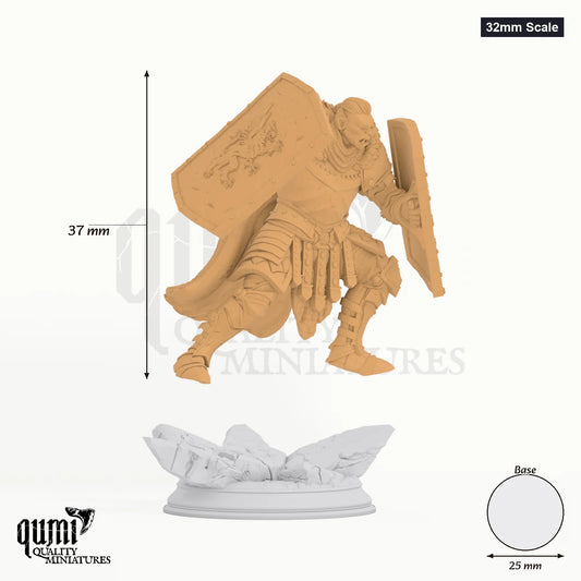 Trenon the Remade Tabletop-Miniatur (32mm Scale) - 37 mm hoch, 25 mm Base, 1 Körperteil + 1 Base - DM Stash 3D-Druck von Qumi
