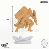 Trenon the Remade Tabletop-Miniatur (75mm Scale) - 86 mm hoch, 60 mm Base, 1 Körperteil + 1 Base - DM Stash 3D-Druck von Qumi