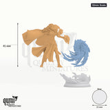 Sorcereress Tyria Ravensong tabletop miniature (32mm Scale) - 41 mm tall, 25 mm base - DM Stash 3D print by Qumi