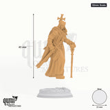 Tyrius III tabletop miniature (32mm Scale) - 45 mm tall, 25 mm base, 1+1 part assembly - DM Stash 3D print by Qumi