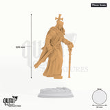 Tyrius III tabletop miniature (75mm Scale) - 106 mm tall, 60 mm base, 1+1 part assembly - DM Stash 3D print by Qumi