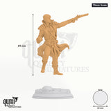 Soldiers of the Underkeepers tabletop miniature (75mm Scale) - 89 mm tall, 60 mm base - DM Stash 3D print by Qumi