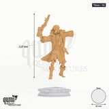 Undying Scallywags Tabletop-Miniatur (75mm / V2) - 118 mm hoch, 60 mm Base - DM Stash 3D-Druck von Qumi