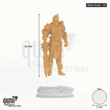 Forgotten Knights Tabletop-Miniatur (32mm Scale / V2) - 42 mm hoch, 25 mm Base - DM Stash 3D-Druck von Qumi