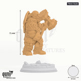 Kilroy Tabletop-Miniatur (75mm Scale) - 71 mm hoch, 60 mm Base, 1 Körperteil + 1 Base - DM Stash 3D-Druck von Qumi