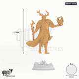 Pontifax tabletop miniature (75mm Scale) - 114 mm tall, 60 mm base, 1+1 part assembly - DM Stash 3D print by Qumi