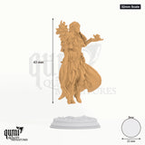 Synoria tabletop miniature (32mm Scale) - 43 mm tall, 25 mm base, 1+1 part assembly - DM Stash 3D print by Qumi