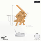 Immortal Warrior Valoris Tabletop-Miniatur (75mm Scale) - 112 mm hoch, 59 mm Base - DM Stash 3D-Druck von Qumi