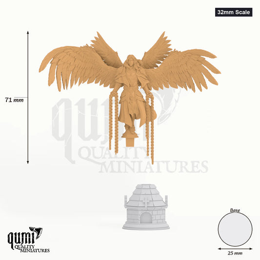 Varathos Tabletop-Miniatur (32mm Scale) - 71 mm hoch, 25 mm Base, 1 Körperteil + 1 Base - DM Stash 3D-Druck von Qumi