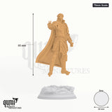 Varys tabletop miniature (75mm Scale) - 95 mm tall, 60 mm base, 1+1 part assembly - DM Stash 3D print by Qumi