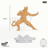Verek tabletop miniature (75mm) - 88 mm tall, 60 mm base, 1+1 part assembly - DM Stash 3D print by Qumi