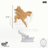 Vidarr tabletop miniature (32mm) - 41 mm tall, 25 mm base, 1+1 part assembly - DM Stash 3D print by Qumi