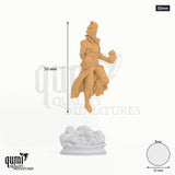 Villam Nitrana tabletop miniature (32mm) - 50 mm tall, 25 mm base, 1+1 part assembly - DM Stash 3D print by Qumi
