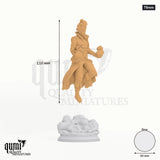 Villam Nitrana tabletop miniature (75mm) - 116 mm tall, 60 mm base, 1+1 part assembly - DM Stash 3D print by Qumi