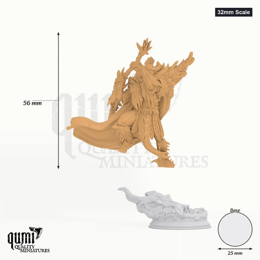Wolfgang Hunter32mm Tabletop-Miniatur (32mm Scale) - 56 mm hoch, 25 mm Base - DM Stash 3D-Druck von Qumi