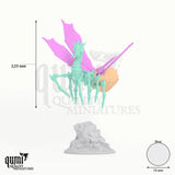 Xaniri tabletop miniature - 129 mm tall, 76 mm base, 3+1 part assembly - DM Stash 3D print by Qumi