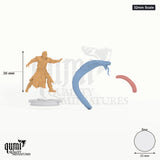 Yin Zhu Tabletop-Miniatur (32mm Scale) - 50 mm hoch, 25 mm Base, 3 Körperteile + 1 Base - DM Stash 3D-Druck von Qumi