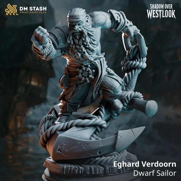 Dwarf Sailor Tabletop Miniature – Eghard Verdoorn | Qumi