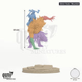 Tabletop Miniature - Edmund de Fronsac 32mm Scale / Mounted - colour-coded parts render, 68 mm tall, 5 body parts, 68 mm round base