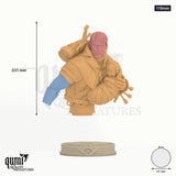 Eon and the Child Miniature Bust 110mm - colour-coded parts render, 105 mm tall, 3 body parts, 65 mm round base