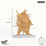 Humanoid Executioner tabletop miniature (V2 crossbow) - 45 mm tall, 39 mm base - Rescale Miniatures 3D print by Qumi