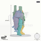 the Fleshforged Behemoth Tabletop-Miniatur (Stand) - 104 mm hoch, 73 mm Base - Rescale Miniatures 3D-Druck von Qumi