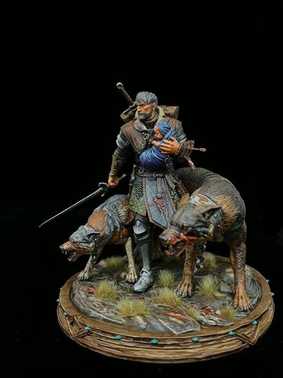 Tabletop Miniature Eon and the child