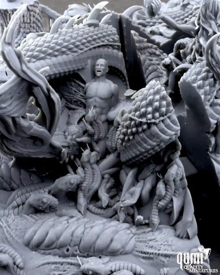 Giant Snake Hedonist Diorama - designed by 3D ArtGuy
