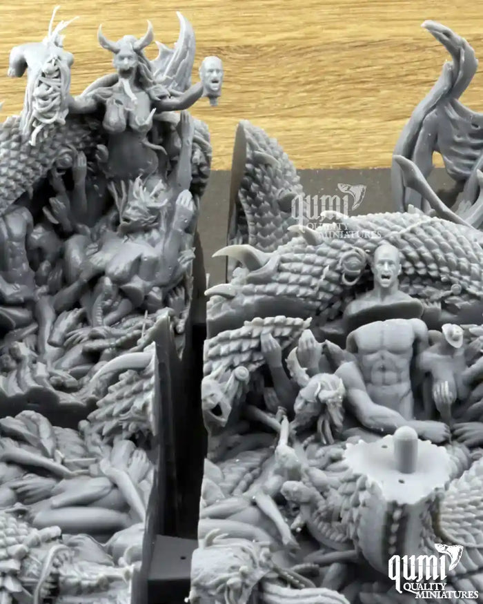 Giant Snake Hedonist Diorama - designed by 3D ArtGuy