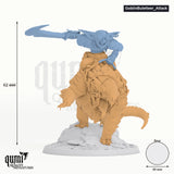 Goblin Buletteers tabletop miniature (Attack) - 62 mm tall, 49 mm base - Rescale Miniatures 3D print by Qumi