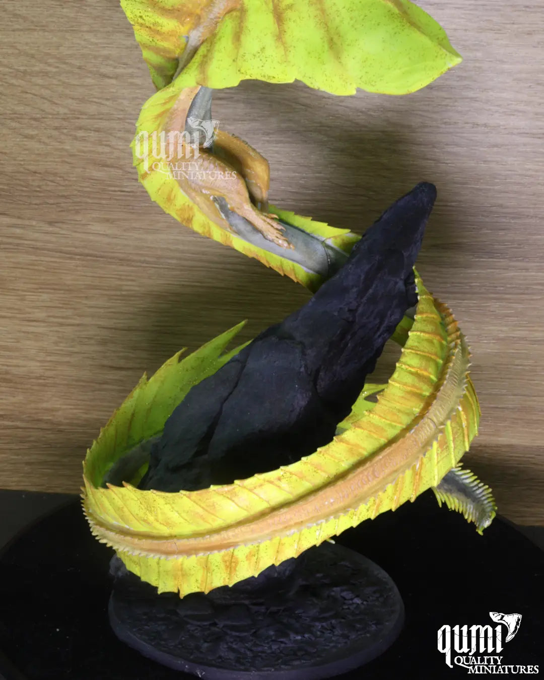 Drache Golddrache Tabletop-Miniatur | Qumi real print