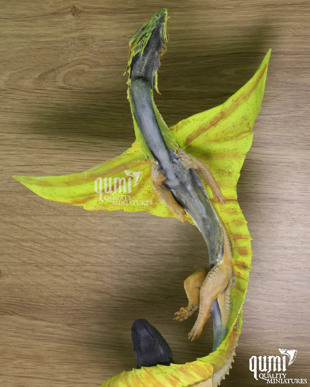 Drache Golddrache Tabletop-Miniatur | Qumi real print