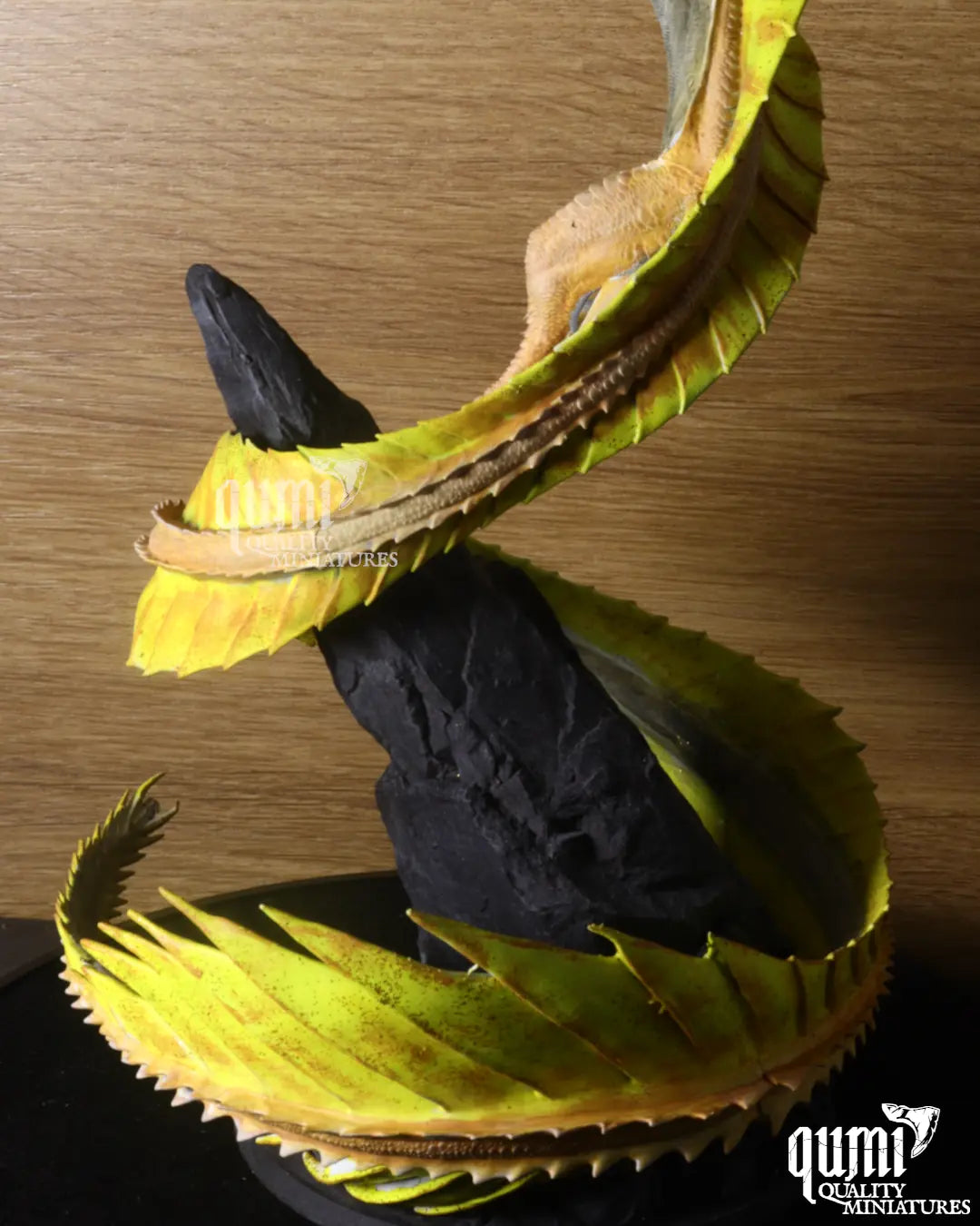 Drache Golddrache Tabletop-Miniatur | Qumi real print