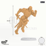Undead Graveward Legion Tabletop-Miniatur (Run 75) - 58 mm hoch, 31 mm Base - Rescale Miniatures 3D-Druck von Qumi