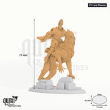 Gryph Tabletop-Miniatur (V2 Low Stance) - 73 mm hoch, 73x43 mm Base - Rescale Miniatures 3D-Druck von Qumi