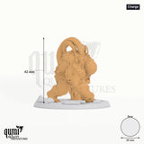 Gutspawn tabletop miniature (Charge) - 42 mm tall, 49 mm base, 1+1 part assembly - Rescale Miniatures 3D print by Qumi